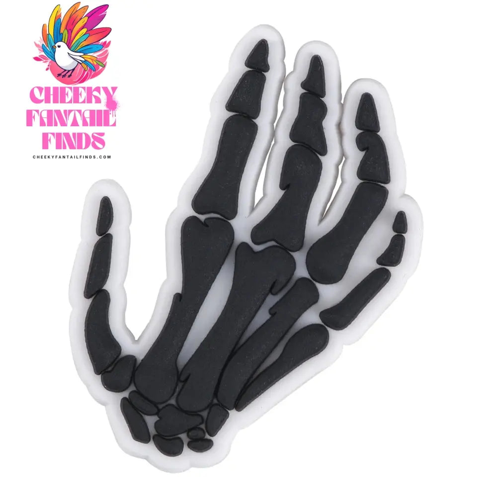 1pcs Horror Movie Skeleton Shoe Charms Black Bone Shoe Decoration The Best Gifts For Boyfriend Kids Boys Girls Cheeky Fantail Finds