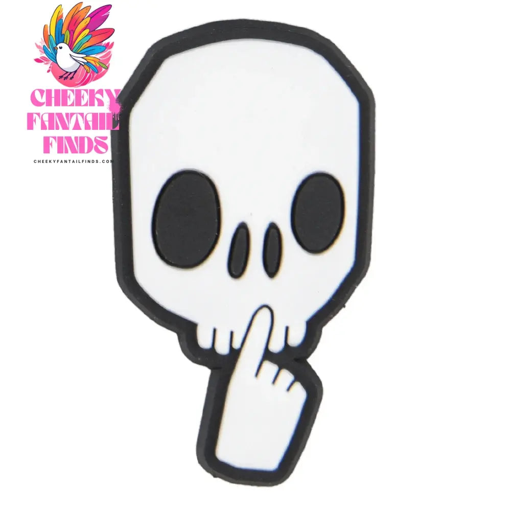 1pcs Horror Movie Skeleton Shoe Charms Black Bone Shoe Decoration The Best Gifts For Boyfriend Kids Boys Girls Cheeky Fantail Finds