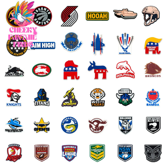 1pcs Hot new product PVC Cartoon American style decorative sandals accessories decorative children gifts Cheeky Fantail Finds