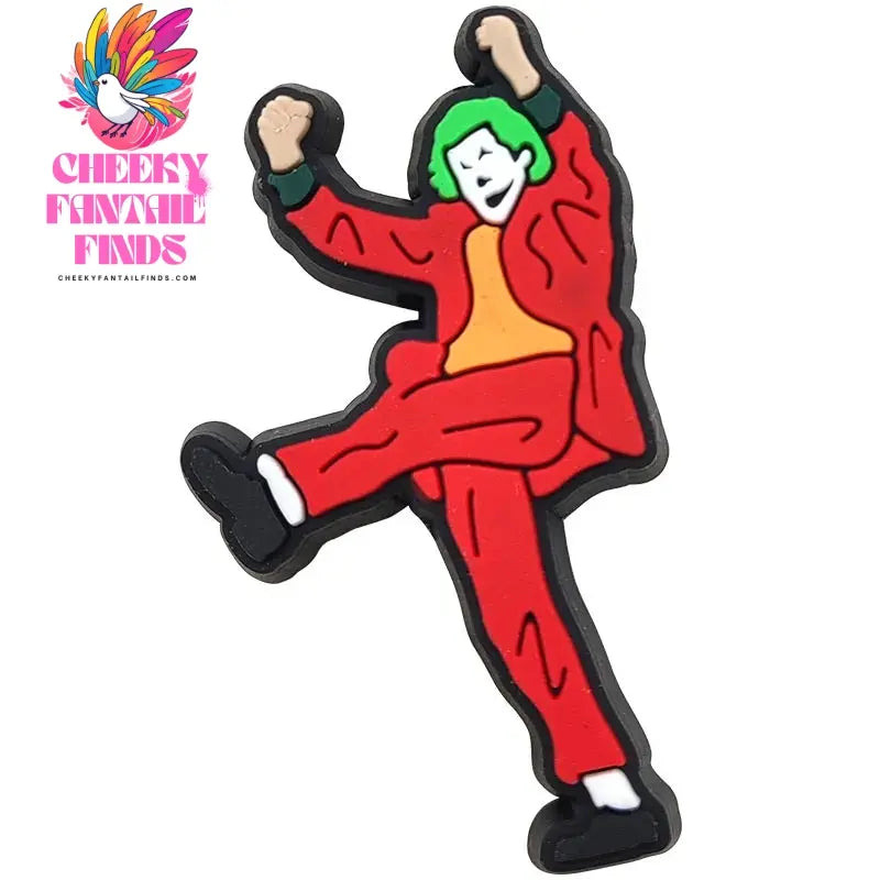 1pcs Joker Movie Cartoon Shoe Charms Accessories Children Shoe Decorations Fit Wristband Classic Clog Charms Party Present Cheeky Fantail Finds