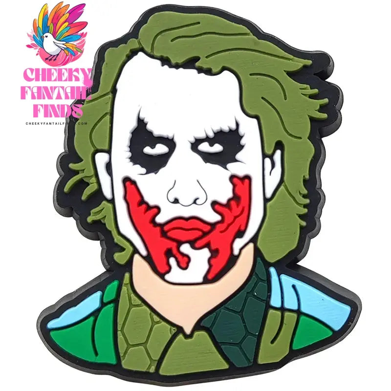 1pcs Joker Movie Cartoon Shoe Charms Accessories Children Shoe Decorations Fit Wristband Classic Clog Charms Party Present Cheeky Fantail Finds