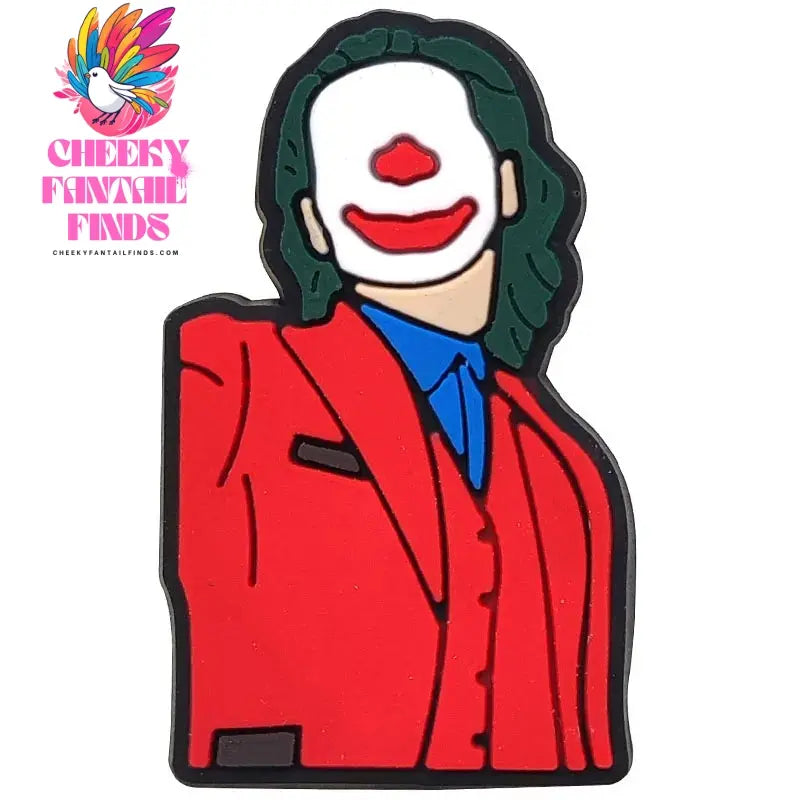 1pcs Joker Movie Cartoon Shoe Charms Accessories Children Shoe Decorations Fit Wristband Classic Clog Charms Party Present Cheeky Fantail Finds