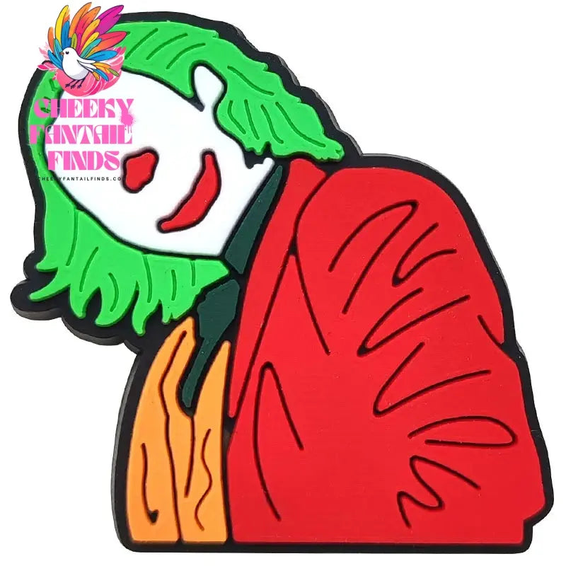 1pcs Joker Movie Cartoon Shoe Charms Accessories Children Shoe Decorations Fit Wristband Classic Clog Charms Party Present Cheeky Fantail Finds
