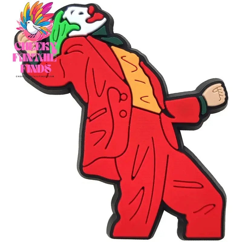 1pcs Joker Movie Cartoon Shoe Charms Accessories Children Shoe Decorations Fit Wristband Classic Clog Charms Party Present Cheeky Fantail Finds