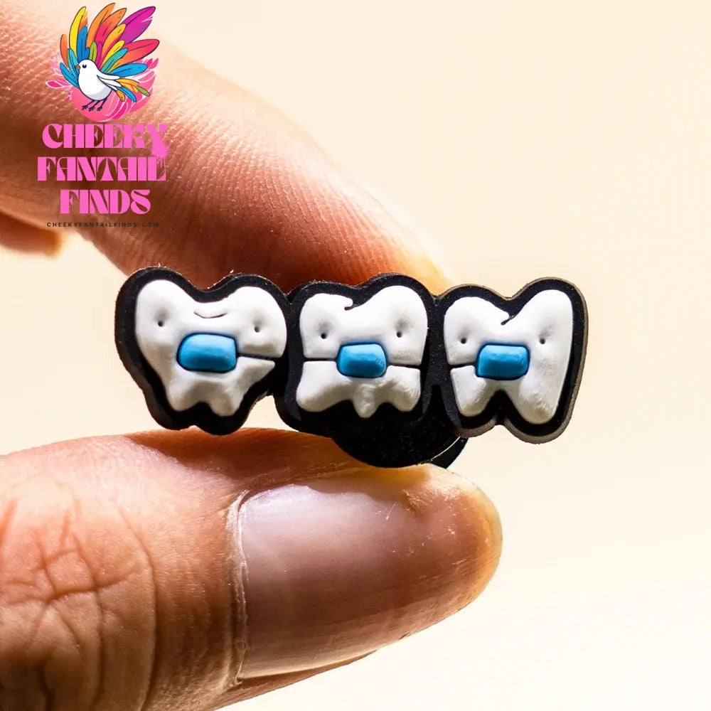 1pcs Medical Shoe Charms for Clog Accessories Girls Teeth Nurse PVC Shoe Decoration Pins for Women Sneakers Summer Gifts - Cheeky Fantail Finds