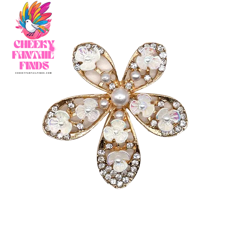 1pcs Metal Shoe Charms for Women Girls Daisy Lips Designer Shinning Golden Pins Shoes Accessories Decorations Buckle Gifts - Cheeky Fantail Finds
