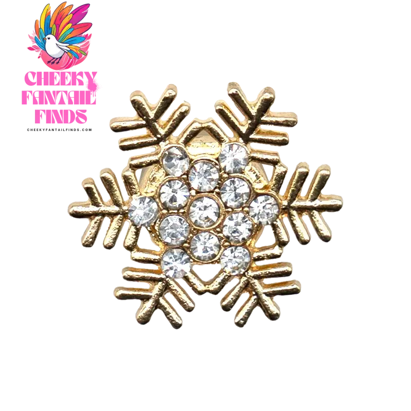 1pcs Metal Shoe Charms for Women Girls Daisy Lips Designer Shinning Golden Pins Shoes Accessories Decorations Buckle Gifts - Cheeky Fantail Finds