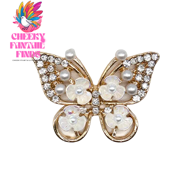 1pcs Metal Shoe Charms for Women Girls Daisy Lips Designer Shinning Golden Pins Shoes Accessories Decorations Buckle Gifts - Cheeky Fantail Finds