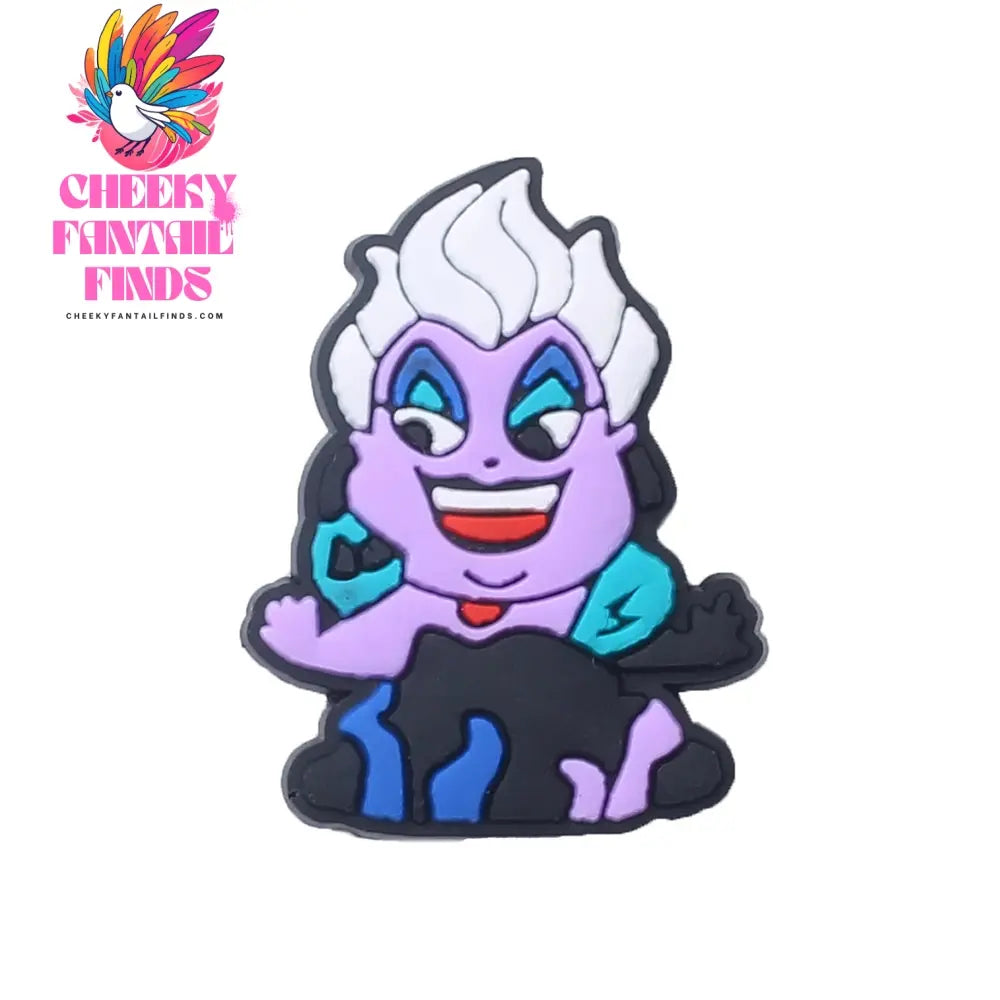 1pcs Movie Villain Role Cartoon Series Shoe Charms Accessories Shoe Decorations Fit Wristband Classic Clog Charms Party Present Cheeky Fantail Finds