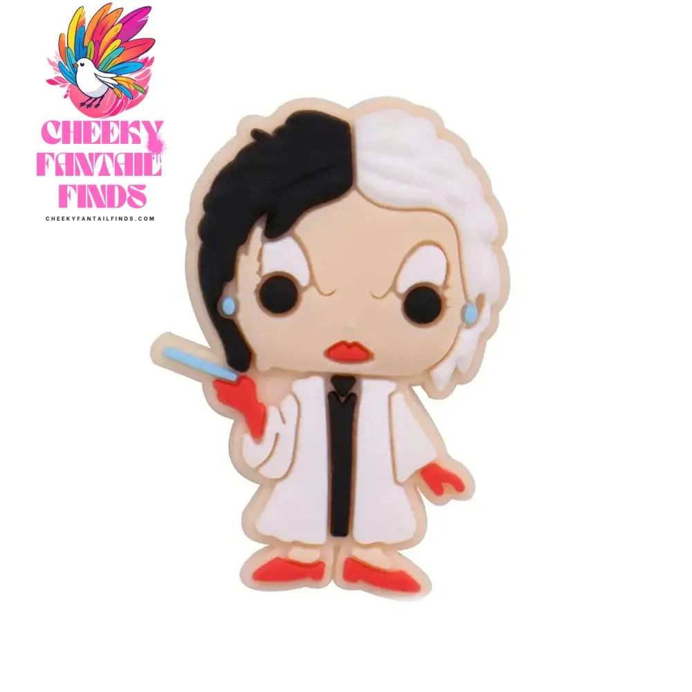 1pcs Movie Villain Role Cartoon Series Shoe Charms Accessories Shoe Decorations Fit Wristband Classic Clog Charms Party Present Cheeky Fantail Finds