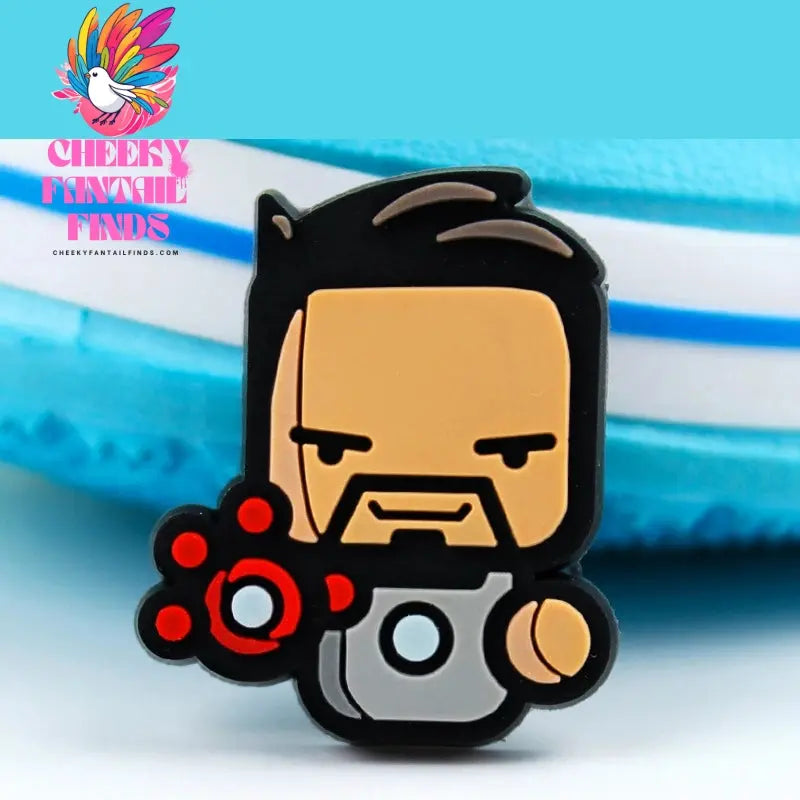1pcs Movies Super Hero Shoe Cute Charms Decorations Pvc Accessories Cartoon 3D Badges for Batmans Kids Gift Toys Set Cheeky Fantail Finds