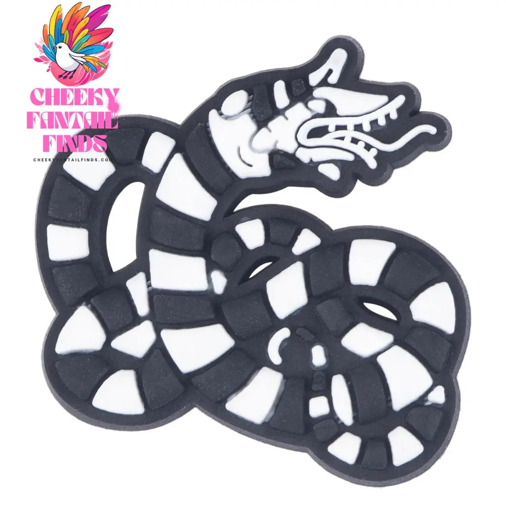 1pcs New Halloween Scary Face LShoe Charms Horror Movie Snake Shoe Decoration Cool Monster Clog Charms Holiday Gifts Cheeky Fantail Finds