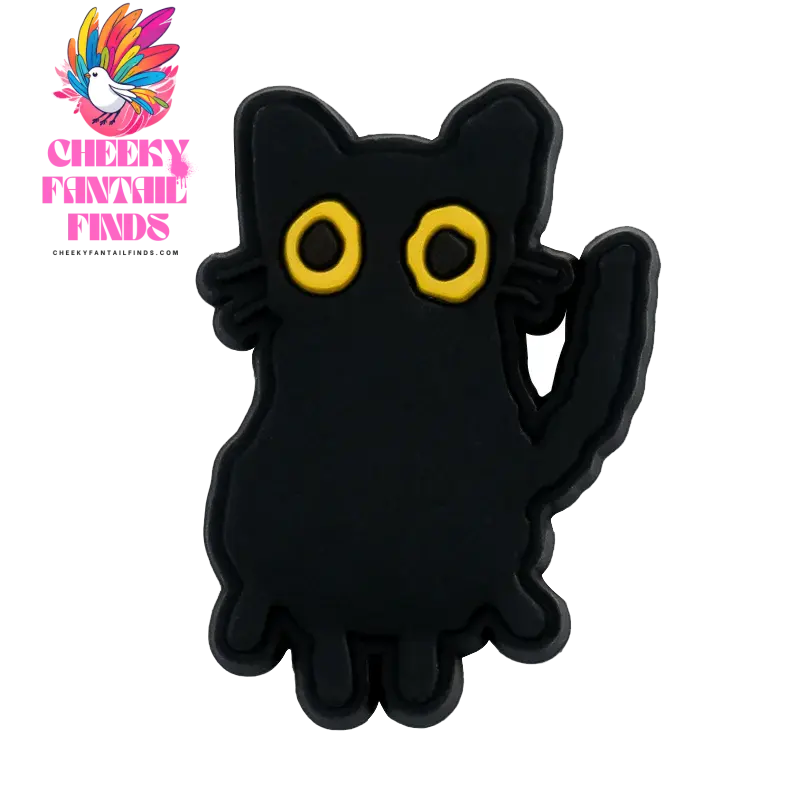1pcs PVC Cute Cat Shoe Charms Pet Orange Cat Black Cat Shoe Decoration Pins Garden Sandal Accessories for Women Girl Boy - Cheeky Fantail Finds