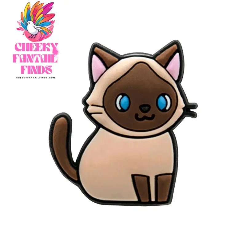 1pcs PVC Cute Cat Shoe Charms Pet Orange Cat Black Cat Shoe Decoration Pins Garden Sandal Accessories for Women Girl Boy - Cheeky Fantail Finds