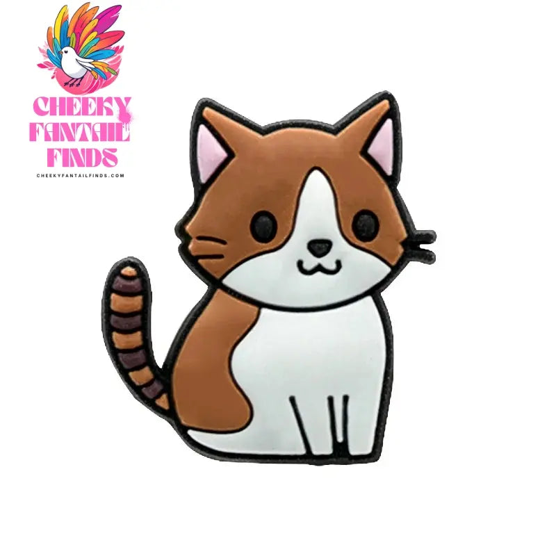 1pcs PVC Cute Cat Shoe Charms Pet Orange Cat Black Cat Shoe Decoration Pins Garden Sandal Accessories for Women Girl Boy - Cheeky Fantail Finds