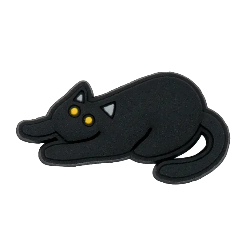 1pcs PVC Cute Cat Shoe Charms Pet Orange Cat Black Cat Shoe Decoration Pins Garden Sandal Accessories for Women Girl Boy - Cheeky Fantail Finds