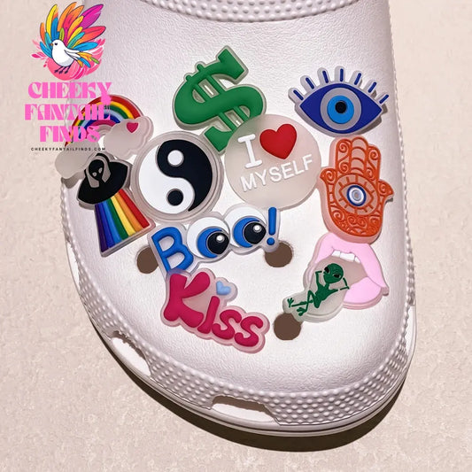 1pcs PVC Luminous Shoe Charms for Clog Accessories Glowing Shoe Decorations Pins for Clog Garden Sandals Women DIY Favor Gifts - Cheeky Fantail Finds