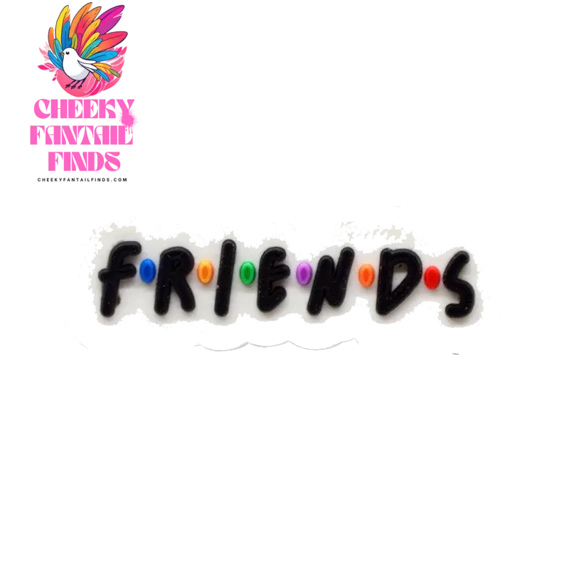 1pcs PVC Old Friends Charms for Clog Shoe Decorations Pins for Women Men Favor GIfts Clog Buckle Clips Accessories Fit Wristband Cheeky Fantail Finds