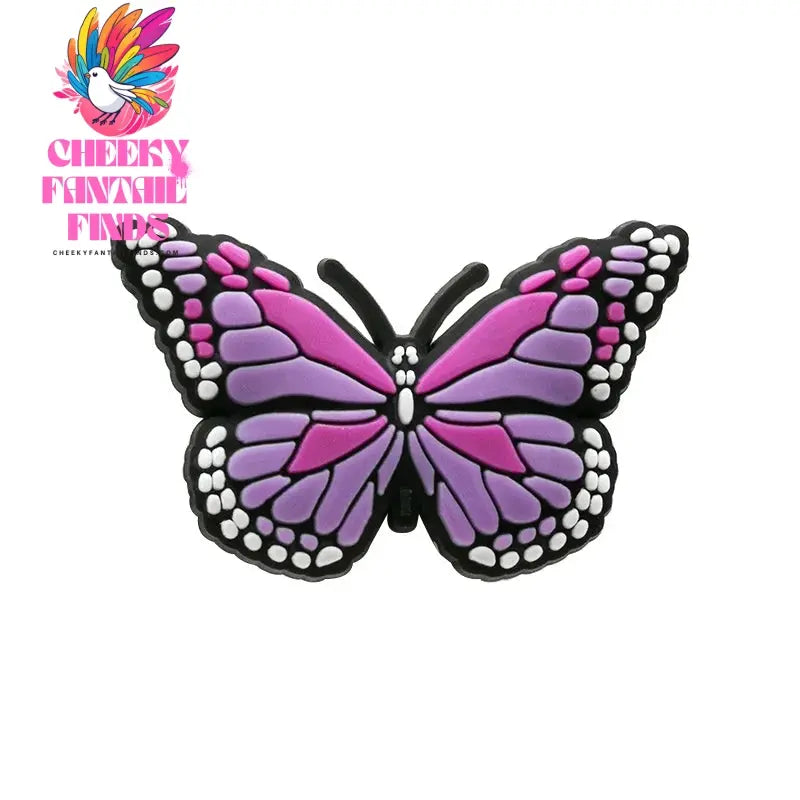 1pcs PVC Purple Ghost Shoe Charms Perfume Diamond Shoe Decorations Pins for Women Men Kids Sandal Clog Buckles Accessories Gifts Cheeky Fantail Finds