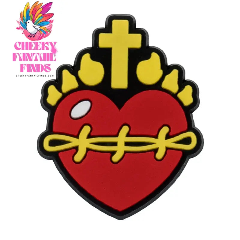 1pcs PVC Religious Jesus Clog Shoe Charms Holy Bible Shoe Decorations Pins for Woman Men Party Favor Gifts DIY Clips Accessories Cheeky Fantail Finds