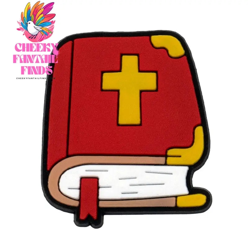 1pcs PVC Religious Jesus Clog Shoe Charms Holy Bible Shoe Decorations Pins for Woman Men Party Favor Gifts DIY Clips Accessories Cheeky Fantail Finds