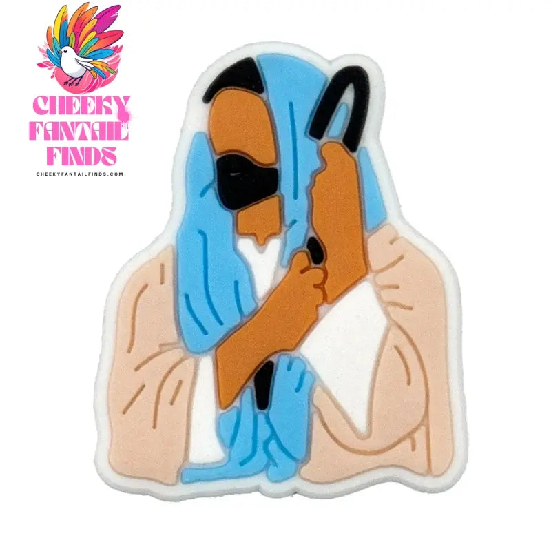 1pcs PVC Religious Jesus Clog Shoe Charms Holy Bible Shoe Decorations Pins for Woman Men Party Favor Gifts DIY Clips Accessories Cheeky Fantail Finds