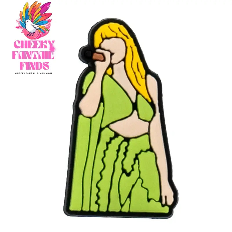 1pcs PVC Shoe Charms Accessories Singer Album Shoe Decorations Pins for Women Clogs Bubble Girls DIY Party Favor Gifts - Cheeky Fantail Finds