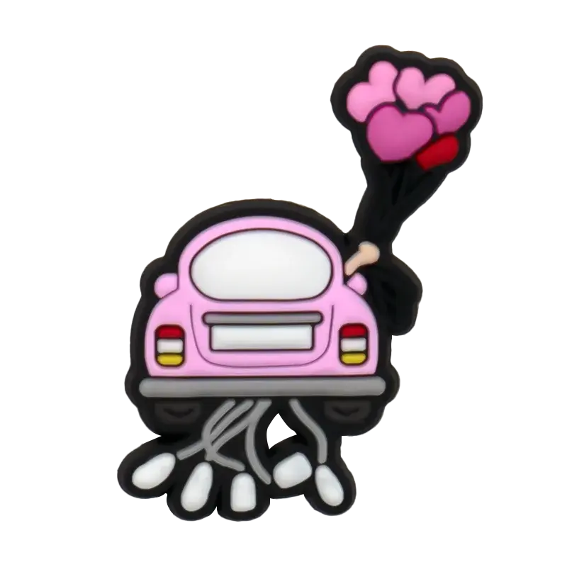 1pcs Pink Pins for Women Girls Flower Heart Cat Christmas Pumpkins Shoe Charms Shoe Decorations Buckles Accessories Gifts - Cheeky Fantail Finds