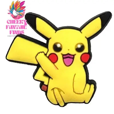 1pcs Pokemon Series PVC Shoes Charms for Shoes Pin Accessories Shoe Buckle Wholesale DIY Sneakers Decoration Kids Men Party Gift Cheeky Fantail Finds