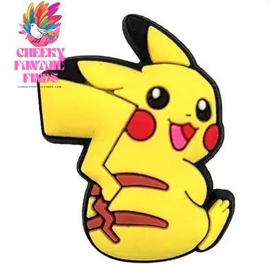 1pcs Pokemon Series PVC Shoes Charms for Shoes Pin Accessories Shoe Buckle Wholesale DIY Sneakers Decoration Kids Men Party Gift Cheeky Fantail Finds