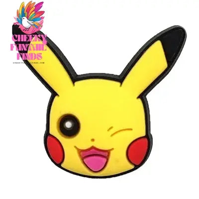 1pcs Pokemon Series PVC Shoes Charms for Shoes Pin Accessories Shoe Buckle Wholesale DIY Sneakers Decoration Kids Men Party Gift Cheeky Fantail Finds