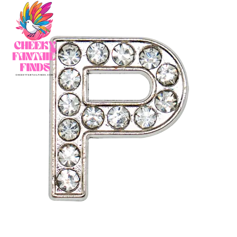 1pcs Silvery Letters Luxury Shoe Charms Alphabet Shoe Decorations Pins for Garden Sandals Women Girls Bling Favor Gifts - Cheeky Fantail Finds