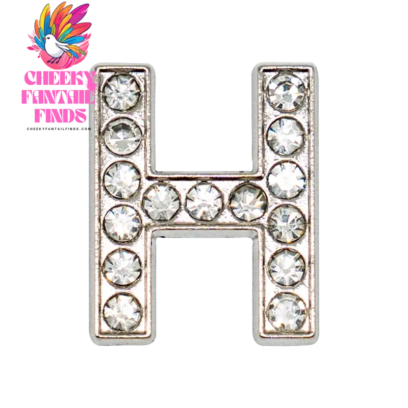 1pcs Silvery Letters Luxury Shoe Charms Alphabet Shoe Decorations Pins for Garden Sandals Women Girls Bling Favor Gifts - Cheeky Fantail Finds