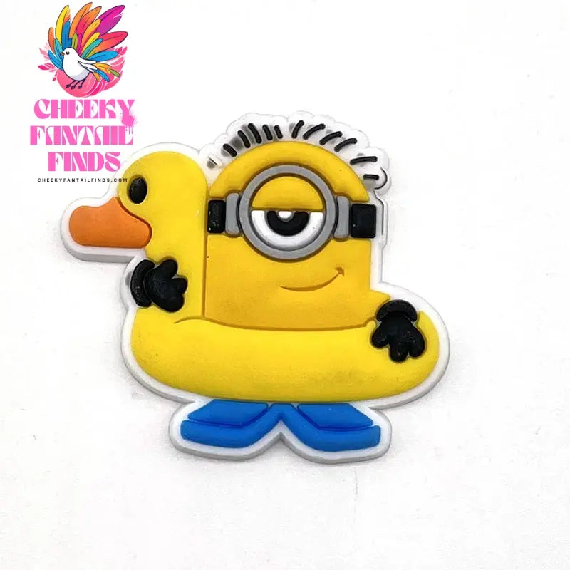1pcs Yellow people series shoe Charms clogs Aceessories for Sandals pins Decorate girls kid Gifts Cheeky Fantail Finds