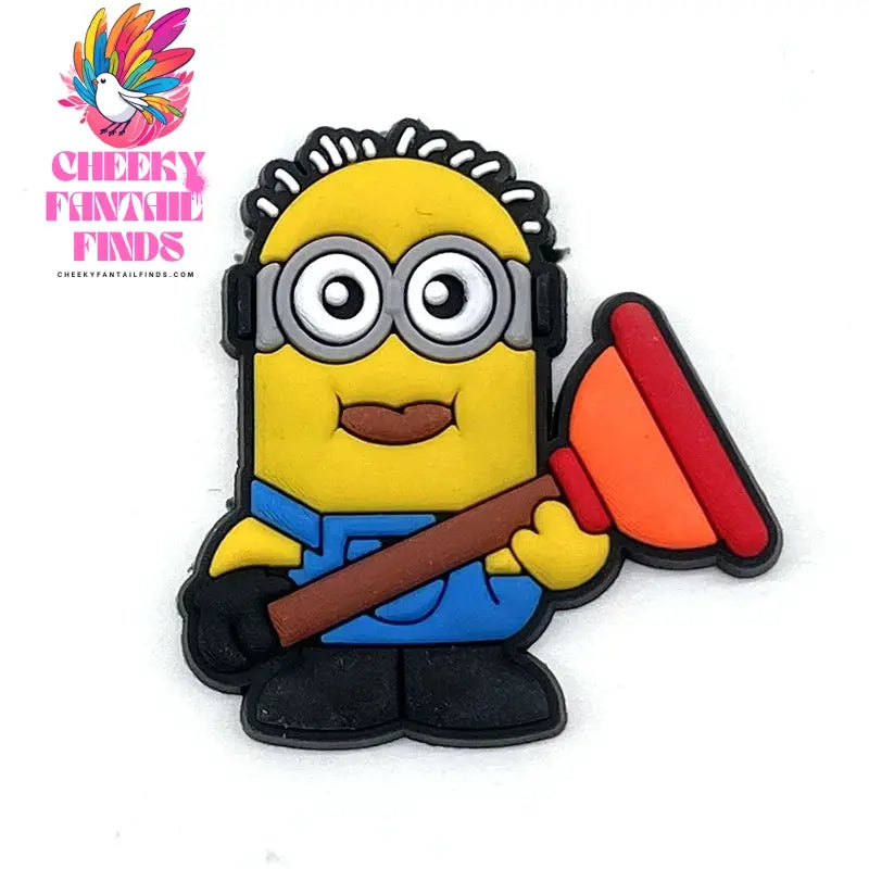 1pcs Yellow people series shoe Charms clogs Aceessories for Sandals pins Decorate girls kid Gifts Cheeky Fantail Finds