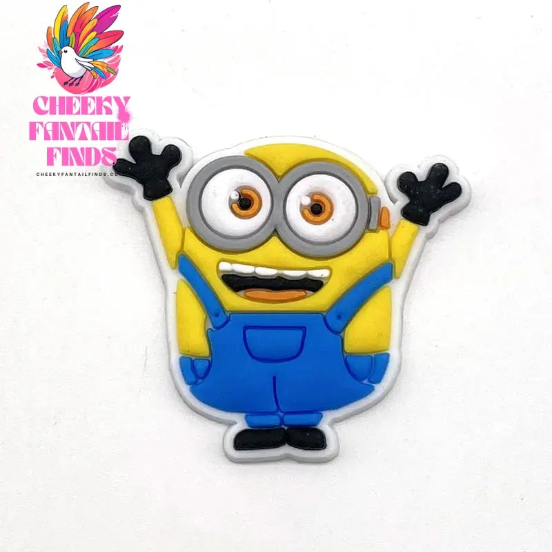 1pcs Yellow people series shoe Charms clogs Aceessories for Sandals pins Decorate girls kid Gifts Cheeky Fantail Finds