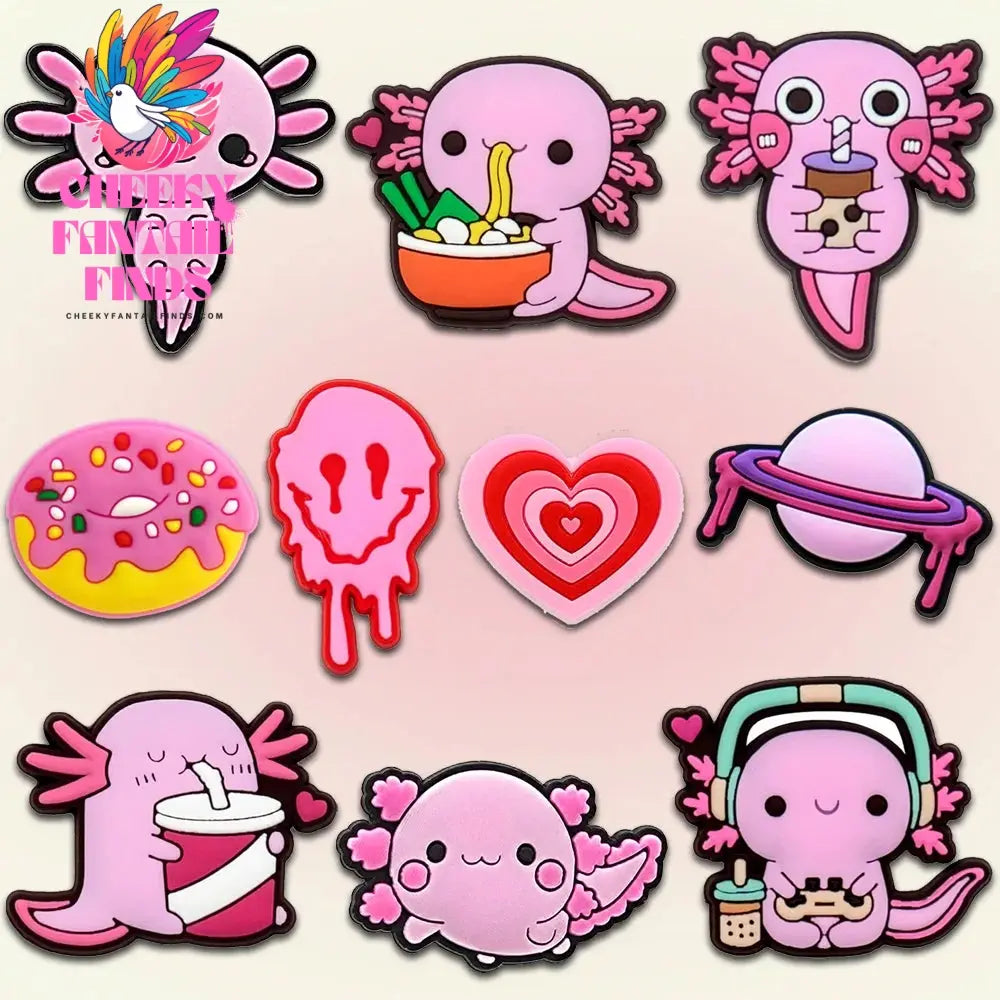 1set PVC Various Shoe Charms Animal Plant Sandals Accessories Cowboy Shoe Decorations Pins for Men Women Boy Girl Clog Buckles - Cheeky Fantail Finds