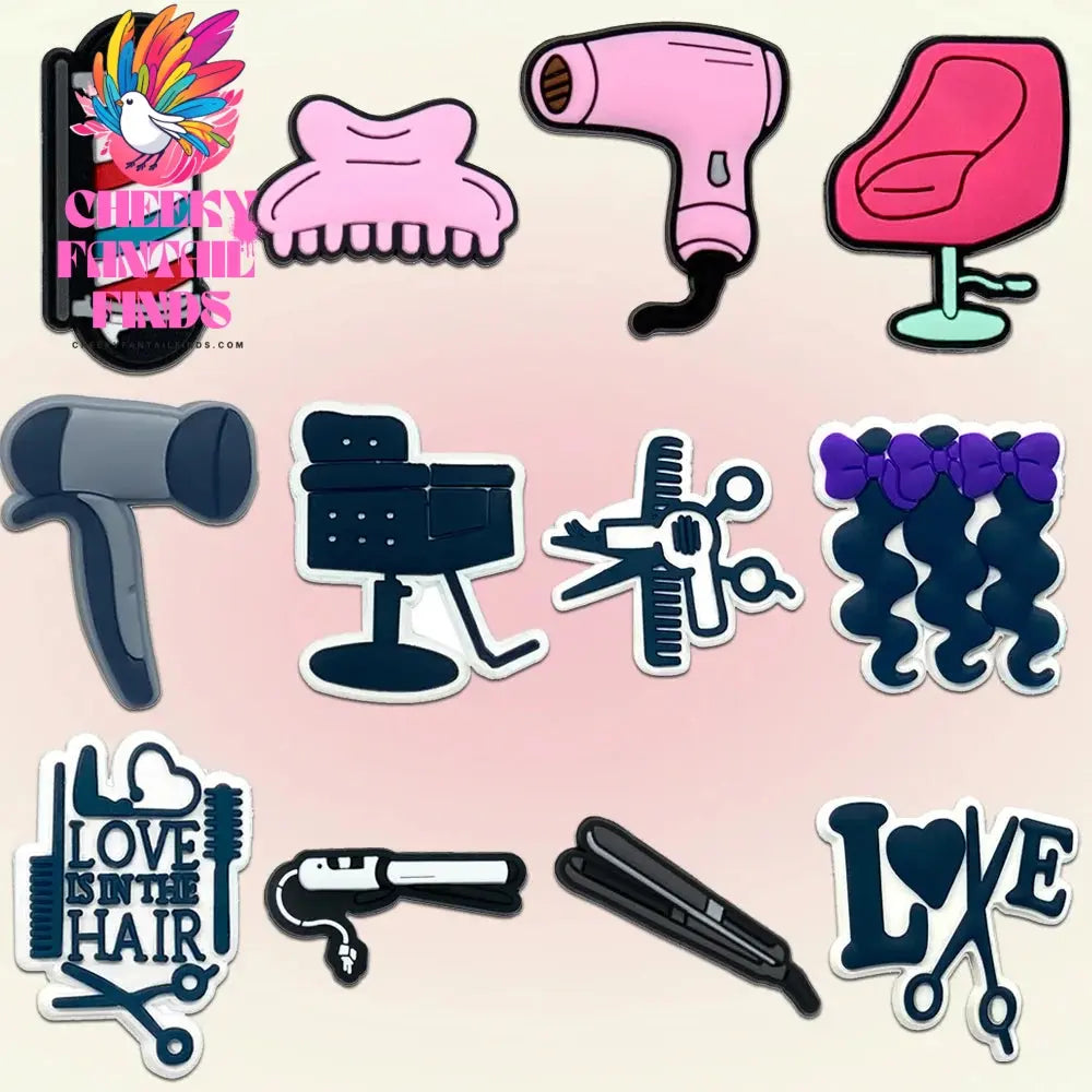 1set PVC Various Shoe Charms Animal Plant Sandals Accessories Cowboy Shoe Decorations Pins for Men Women Boy Girl Clog Buckles - Cheeky Fantail Finds