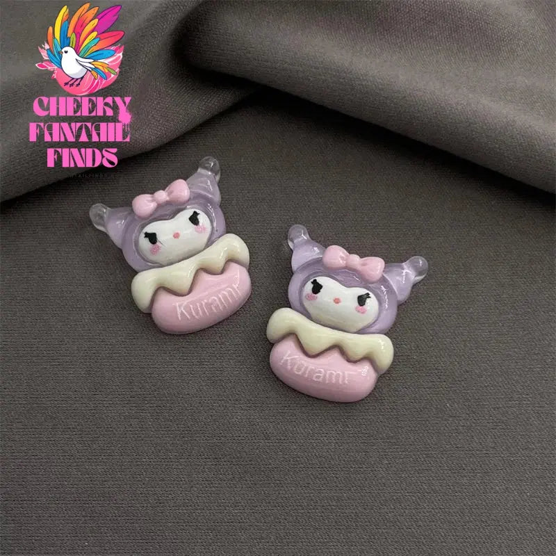 2-8Pcs Shoe Charm Abs Cartoon Cute Detachable Diy Decorative Y2K Fashion Slip-On Footwear Accessories - Cheeky Fantail Finds