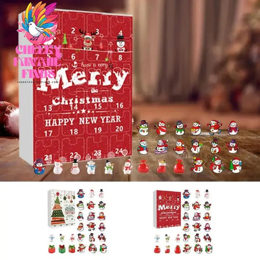 2024 Advent Calendar Charm For Shoes With Holes Christmas Trees Snowflakes And Santa Claus Fashion Clog Shoe Accessories Cheeky Fantail Finds