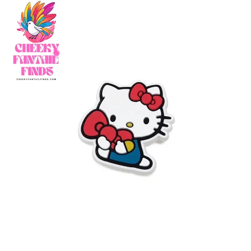 2024 New Kitty Shoe Buckle Accessories 3D DIY Shoe Flower Cartoon Detachable Decorative Buckle Cheeky Fantail Finds