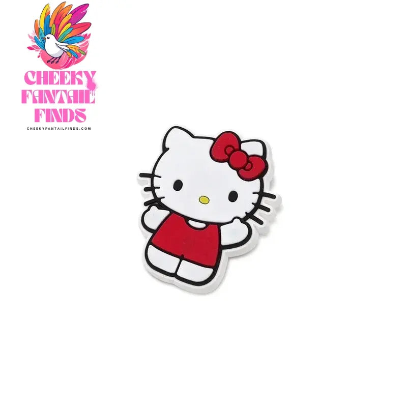 2024 New Kitty Shoe Buckle Accessories 3D DIY Shoe Flower Cartoon Detachable Decorative Buckle Cheeky Fantail Finds