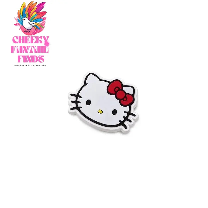 2024 New Kitty Shoe Buckle Accessories 3D DIY Shoe Flower Cartoon Detachable Decorative Buckle Cheeky Fantail Finds