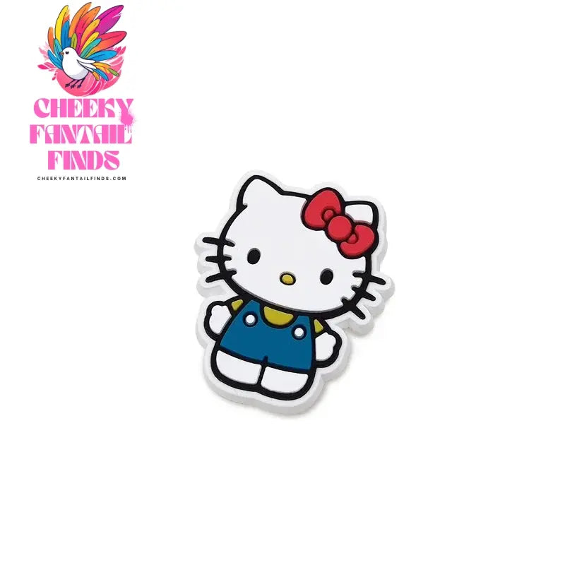 2024 New Kitty Shoe Buckle Accessories 3D DIY Shoe Flower Cartoon Detachable Decorative Buckle Cheeky Fantail Finds
