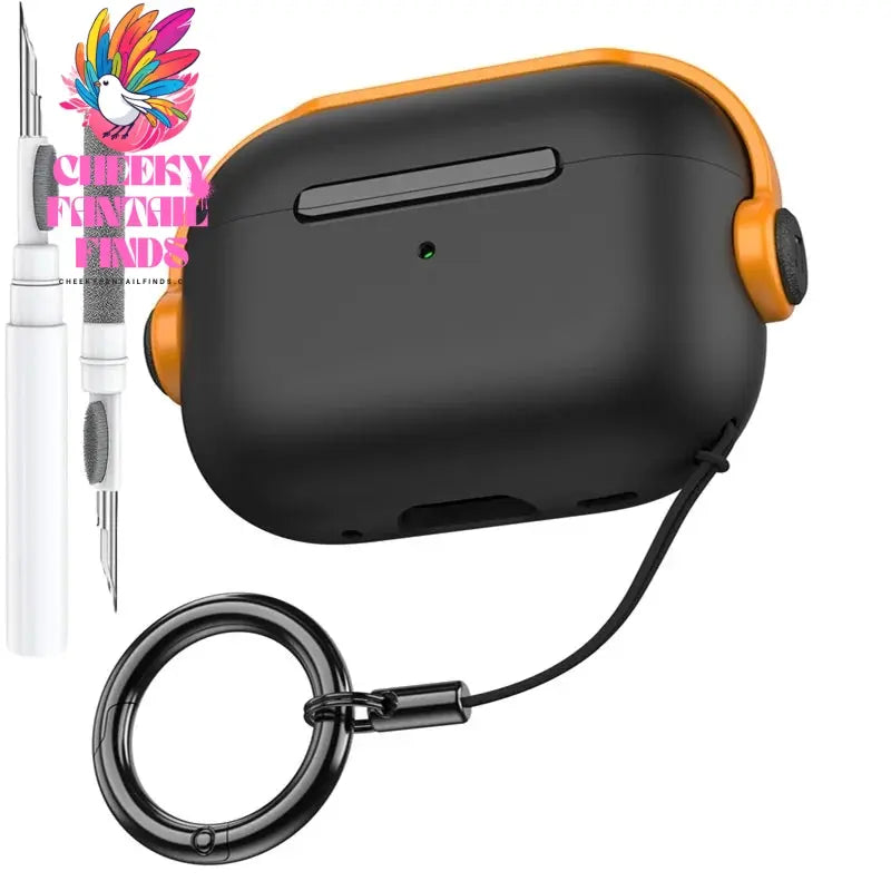 2025 New For Airpods 4 Generation Case with Secure Lock Music Earphone Protector Cover with Cleaning Kit For Apple AirPod 4 Case Cheeky Fantail Finds