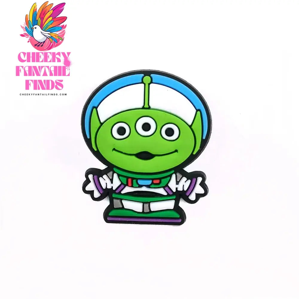 20PCS Cartoon Bath Lightyear Shoe Buckle Toy Story Shoe Decoration Shoes Charms Accessories Summer Sandals Clogs Cheeky Fantail Finds
