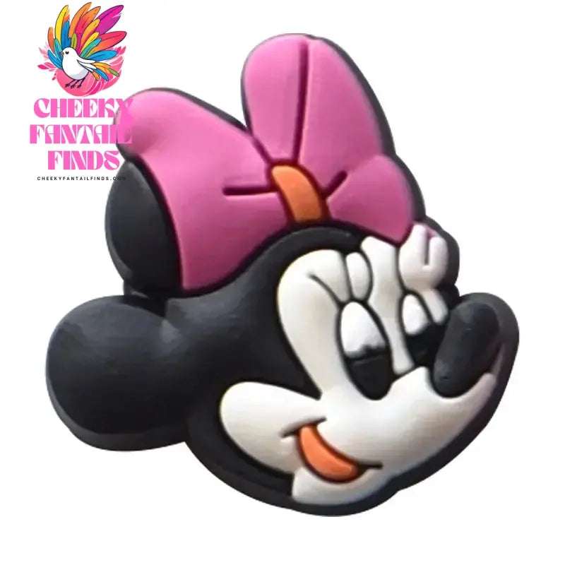 21Pcs Mickey Minne Shoe Buckle Accessories DIY Cartoon Animals Shoes Decoration for Kids Charms Kids Party Gift Cheeky Fantail Finds