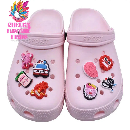 27Pcs Doctor Nurse Shoe Charms Accessories Fits Boys Girls Kids Women Teens Christmas Gifts Birthday Party Favors Pins Cheeky Fantail Finds