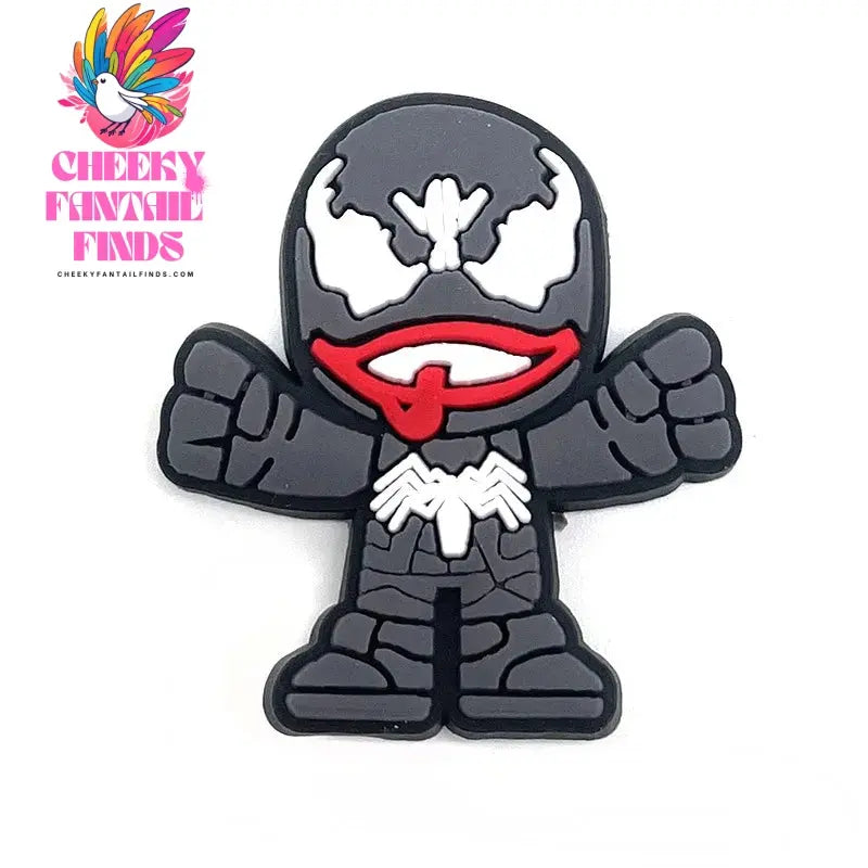 28styles Movies Super Hero Shoe Charms for Clogs Sandals Decorations shoes Accessories PVC Charms Cartoon Kids Gifts Cheeky Fantail Finds