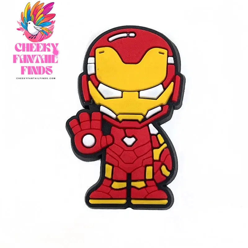 28styles Movies Super Hero Shoe Charms for Clogs Sandals Decorations shoes Accessories PVC Charms Cartoon Kids Gifts Cheeky Fantail Finds